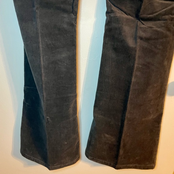 NWT Express dark gray corduroy flare pants 31 - Picture 12 of 13